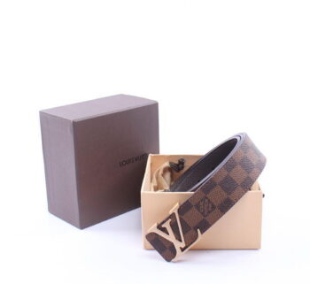 Louis Vuitton LV Unisex LV Initiales 40MM Belt Brown – Image 6