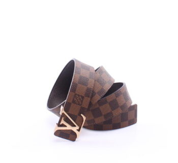 Louis Vuitton LV Unisex LV Initiales 40MM Belt Brown – Image 9