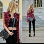 Chanel Boy Chanel Handbag in Calfskin & Ruthenium-Finish Metal-Black – Bild 9