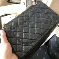 Chanel Women 2.55 Handbag in Aged Calfskin Leather-Black (1)
