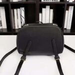 Chanel Women Backpack in Embossed Grained Calfskin Leather-Black - Imagen 5