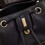 Chanel Women Backpack in Embossed Grained Calfskin Leather-Black - Imagen 8