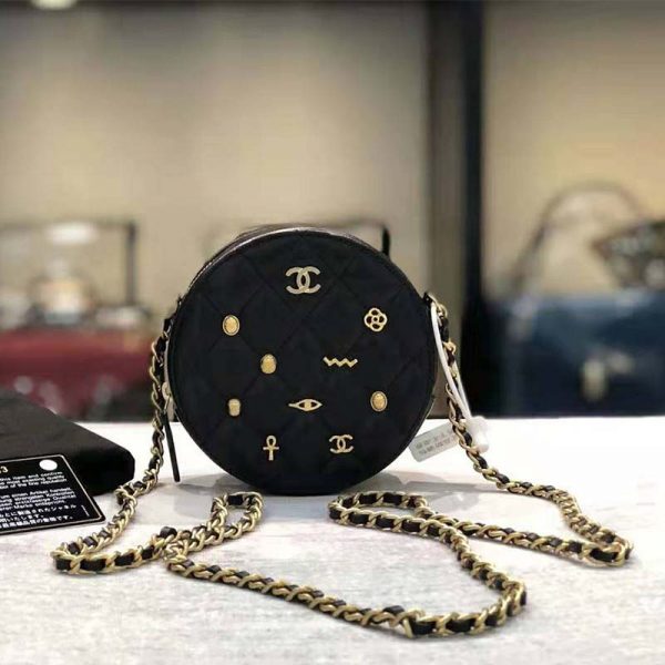 Chanel mini sales round crossbody