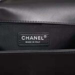 Chanel Women Boy Chanel Handbag in Calfskin Leather-Black – Bild 9