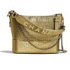 Chanel Women Chanel's Gabrielle Large Hobo Bag-Gold