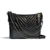 Chanel Women Chanel's Gabrielle Large Hobo Bag in Aged Calfskin Leather-Black