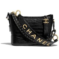 Chanel Women Chanel’s Gabrielle Small Hobo Bag-Black (2)