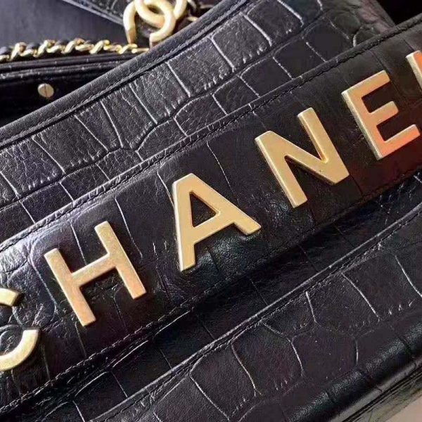Chanel Women Chanel’s Gabrielle Small Hobo Bag-Black (7)
