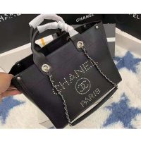 Chanel Women Chanel’s Large Shopping Bag in Grained Calfskin Leather-Black (1)