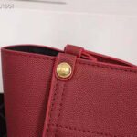 Chanel Women Chanel's Large Tote Shopping Bag in Grained Calfskin Leather-Red - Image 7