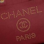 Chanel Women Chanel's Large Tote Shopping Bag in Grained Calfskin Leather-Red - Image 6