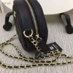 Chanel Women Classic Clutch with Chain in Grained Calfskin Leather-Black - immagine 7