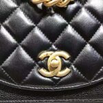 Chanel Women Flap Bag in Smooth Calfskin Leather-Black - Image 7