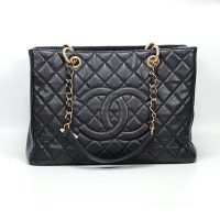 Chanel Women GST Shopping Bag in Grained Calfskin Leather-Pink (1)