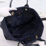 Chanel Women Large Shopping Bag in Mixed Fibers and Lurex Canvas-Navy - immagine 7