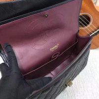 Chanel Women Maxi 2.55 Handbag in Aged Calfskin Leather-Black (1)