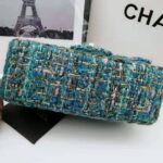 Chanel Women Mini Flap Bag in Tweeds & Fabrics-Blue - Bild 4