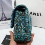 Chanel Women Mini Flap Bag in Tweeds & Fabrics-Blue - Bild 5
