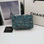 Chanel Women Mini Flap Bag in Tweeds & Fabrics-Blue - Bild 6
