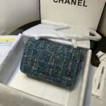 Chanel Women Mini Flap Bag in Tweeds & Fabrics-Blue - Bild 10
