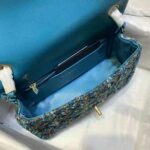 Chanel Women Mini Flap Bag in Tweeds & Fabrics-Blue - Bild 15