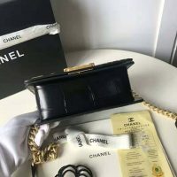 Chanel Women Small Boy Chanel Handbag in Crocodile Embossed Printed Leather (1)