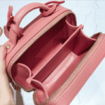 Chanel Women Vanity Case in Grained Calfskin Leather-Pink - Bild 7