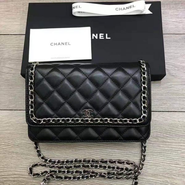 Chanel Women Wallet on Chain in Lambskin Leather (3)