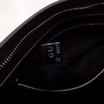 Gucci GG Men Pouch with Interlocking Bag in Black Soft Leather - Imagen 10