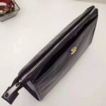 Gucci GG Men Pouch with Interlocking Bag in Black Soft Leather - Imagen 5