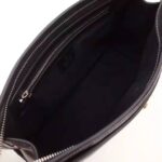 Gucci GG Men Pouch with Interlocking Bag in Black Soft Leather - Imagen 8