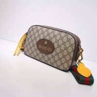 Gucci GG Women GG Supreme Messenger Bag in GG Supreme Canvas-Brown (1)