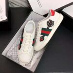 Gucci Unisex Ace Embroidered Sneaker with Arrow Appliqués-White – Image 2