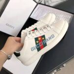 Gucci Unisex Ace Sneaker with Gucci Band-White - Bild 5