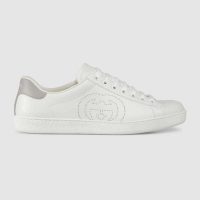 Gucci Unisex Ace Sneaker with Interlocking G-White (1)