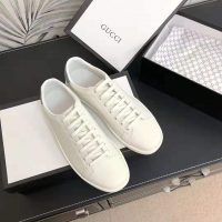 Gucci Unisex Ace Sneaker with Interlocking G-White (1)