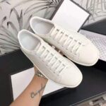 Gucci Unisex Ace Sneaker with Interlocking G-White - Image 8