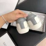 Gucci Unisex Ace Sneaker with Interlocking G-White - Image 9