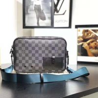 Louis Vuitton LV Men Alpha Messenger in Classic LV Damier Graphite Canvas-Grey (1)