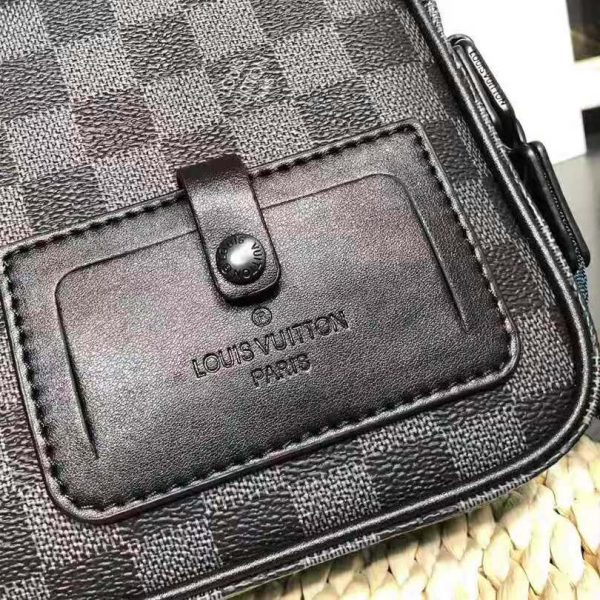 Louis Vuitton LV Men Alpha Messenger in Classic LV Damier Graphite Canvas-Grey (4)