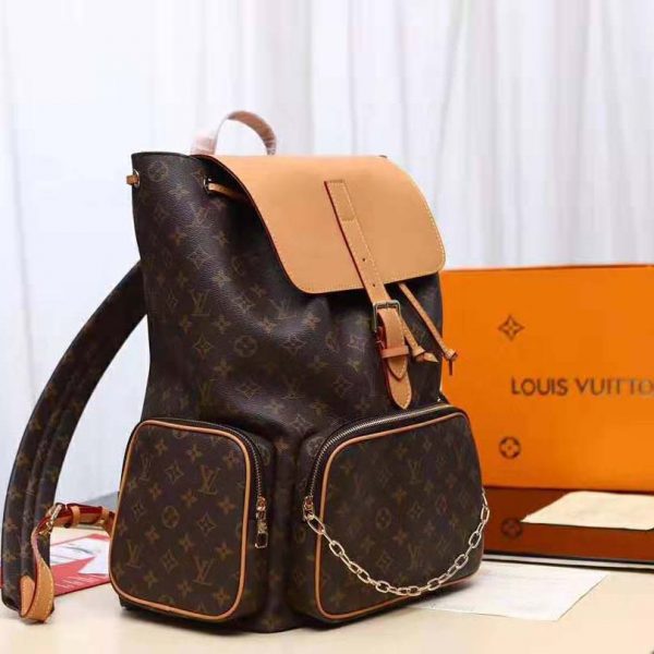 Louis Vuitton LV Men Backpack Trio in Monogram Canvas-Brown - LULUX