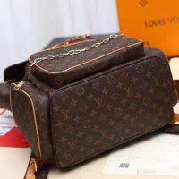 Louis Vuitton LV Men Backpack Trio in Monogram Canvas-Brown (1)