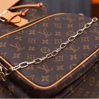 Louis Vuitton LV Men Backpack Trio in Monogram Canvas-Brown (1)