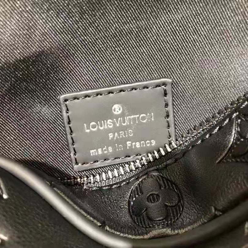 LV LV Men Danube PM in Monogram Shadow Cowhide-Black in 2023