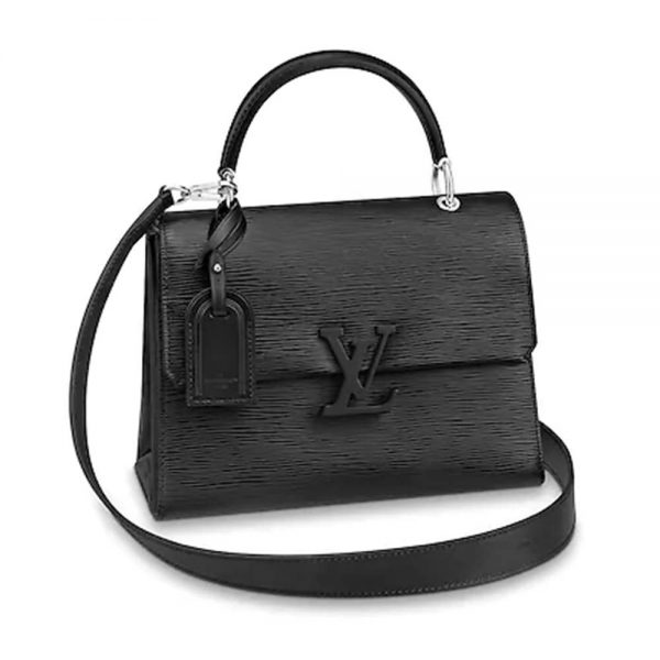 black lv luggage