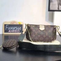 Louis Vuitton LV Women Multi-Pochette Accessoires Bag in Monogram Canvas-Brown (1)