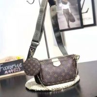 Louis Vuitton LV Women Multi-Pochette Accessoires Bag in Monogram Canvas-Brown (1)