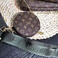 Louis Vuitton LV Women Multi-Pochette Accessoires Bag in Monogram Canvas-Brown (1)