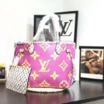 Louis Vuitton LV Women Neverfull MM Bag in Monogram Canvas-Pink - Image 2