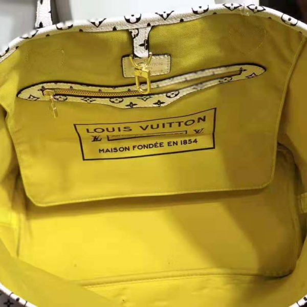Louis Vuitton LV Women Neverfull MM Bag in Monogram Canvas-Pink (9)